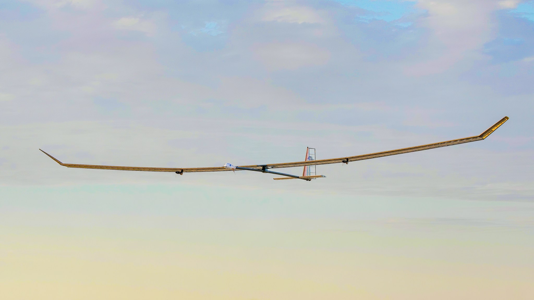 The Swift HALE high-altitude, long-endurance UAV in flight