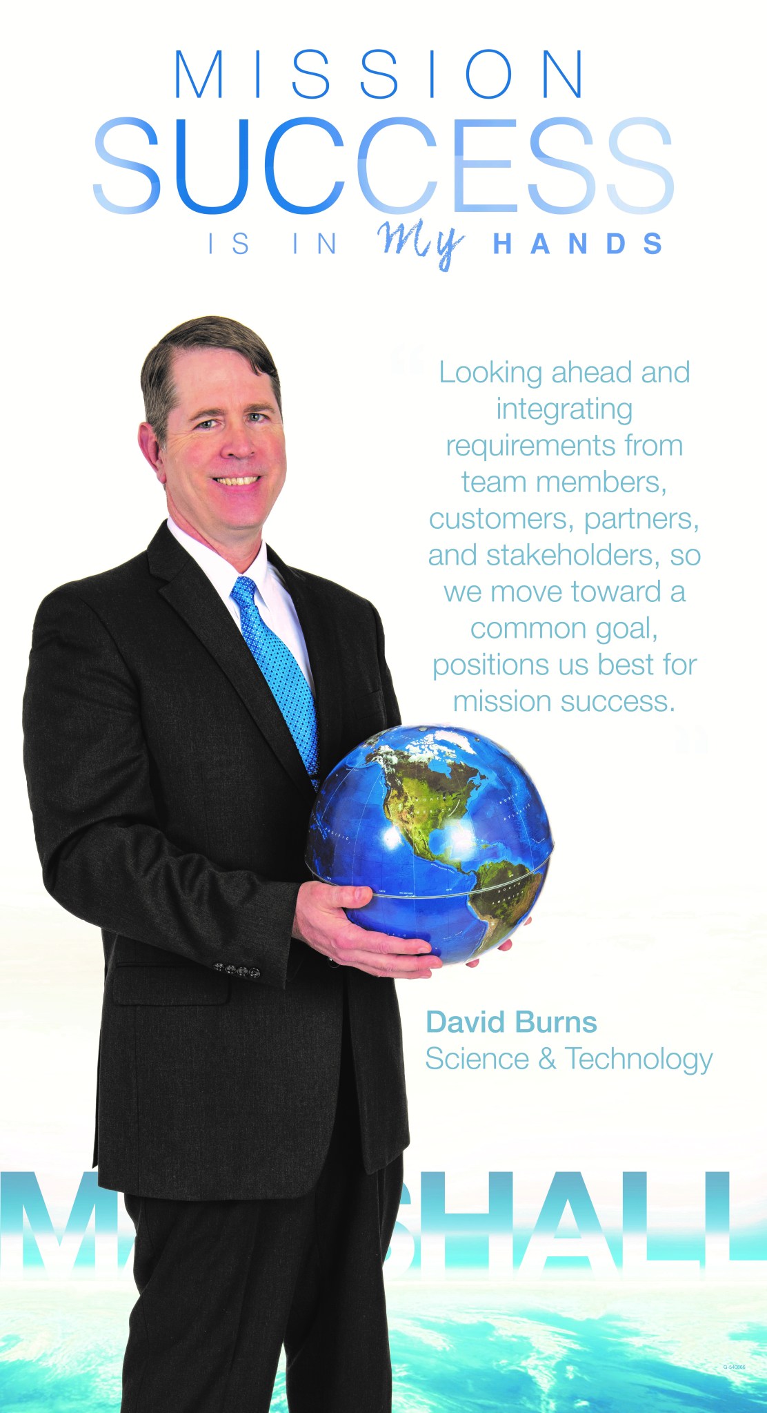 David Burns, manager of Marshall's Science and Technology Office. 