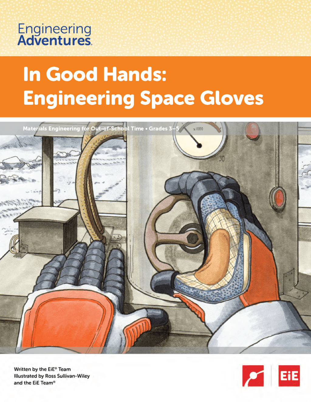 Cover of the “In Good Hands: Engineering Space Gloves” activity