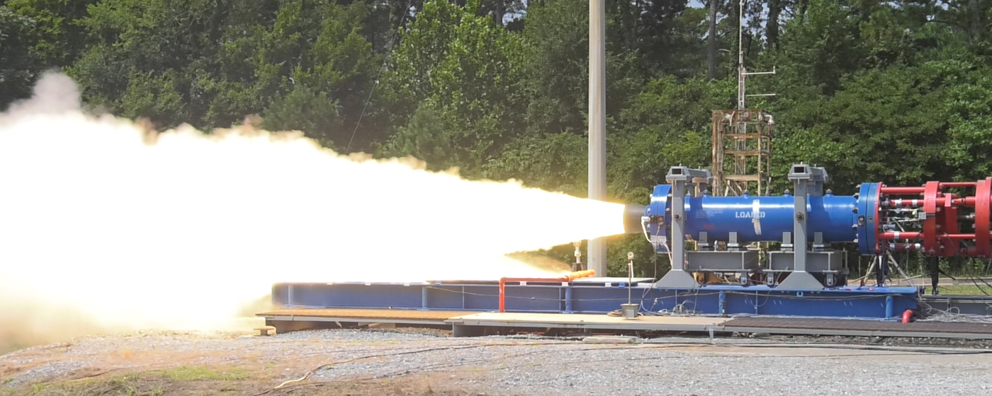 Test firing with 24 inch solid rocket booster for ICYMI September 25, 2020