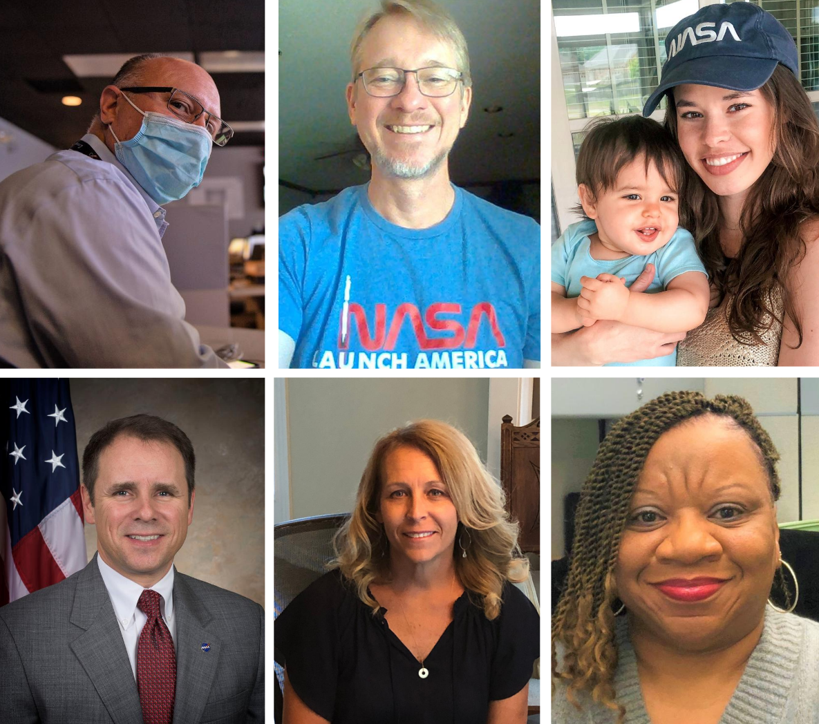 Clockwise from top left, Steve Gaddis, David Gwaltney, Lindsay Wiggins, Craig Cruzen, Donna Rogers, and Mary Howard.