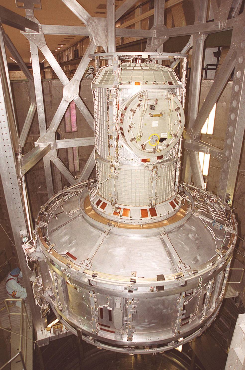 joint_airlock_module_lowered_into_vacuum_chamber