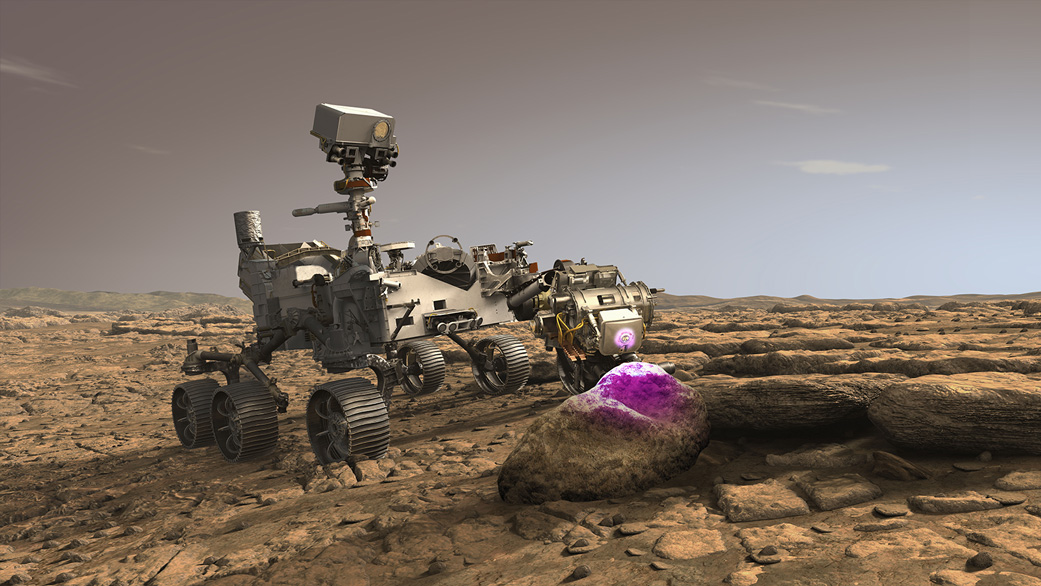 Illustration of NASA's Perseverance Mars rover