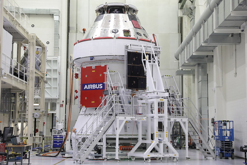 Artemis I Orion Solar Wing Installation Complete