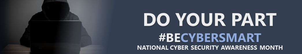 National Cyber Security Awareness Month graphic