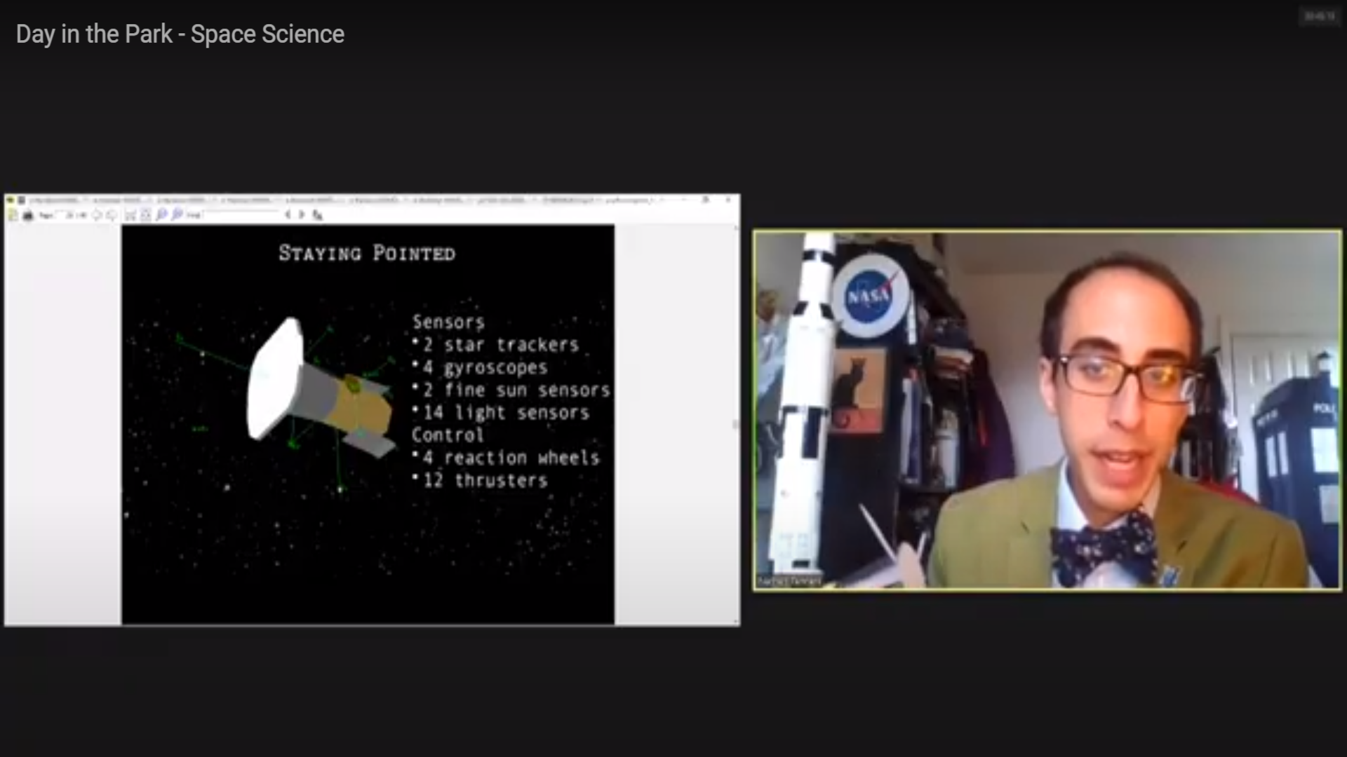 Nate Tehrani presents space science