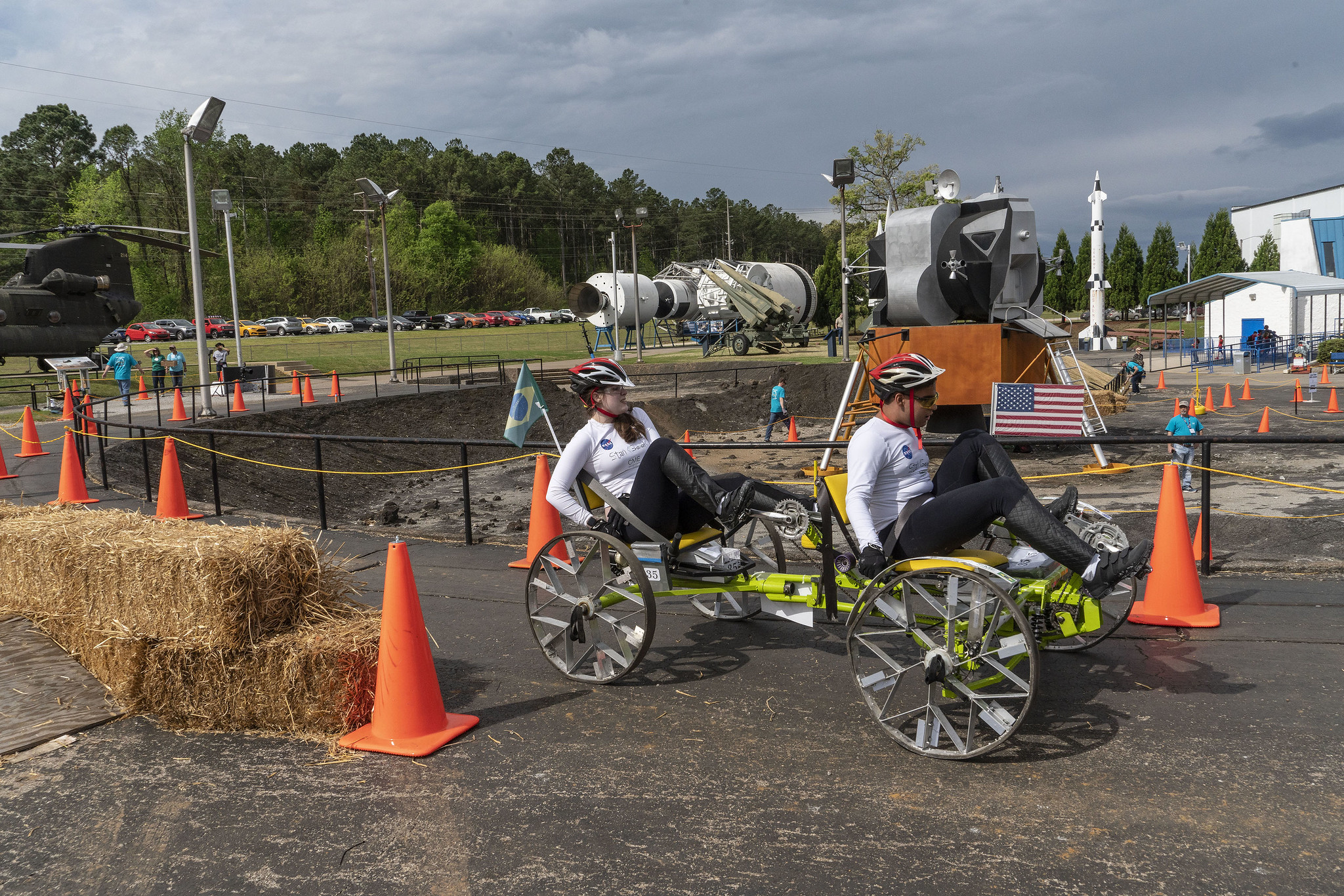 A human-powered rover