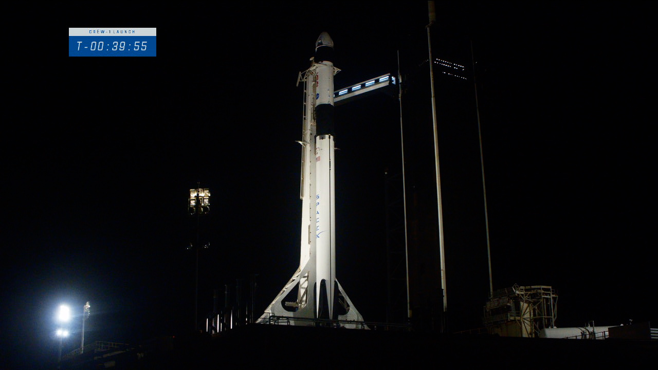 Crew-1 on the pad