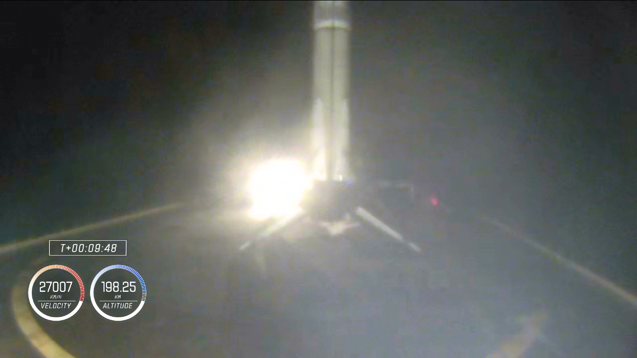 Crew-1 stage 1 landing