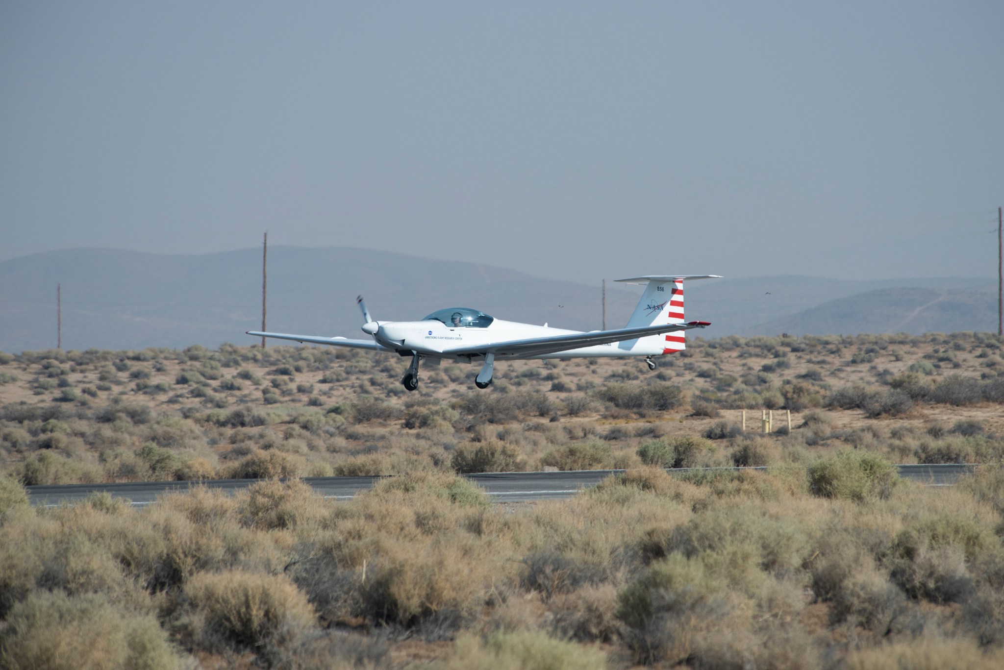 The Advanced Air Mobility National Campaign project conducted connectivity and infrastructure flight tests with a NASA TG-14.