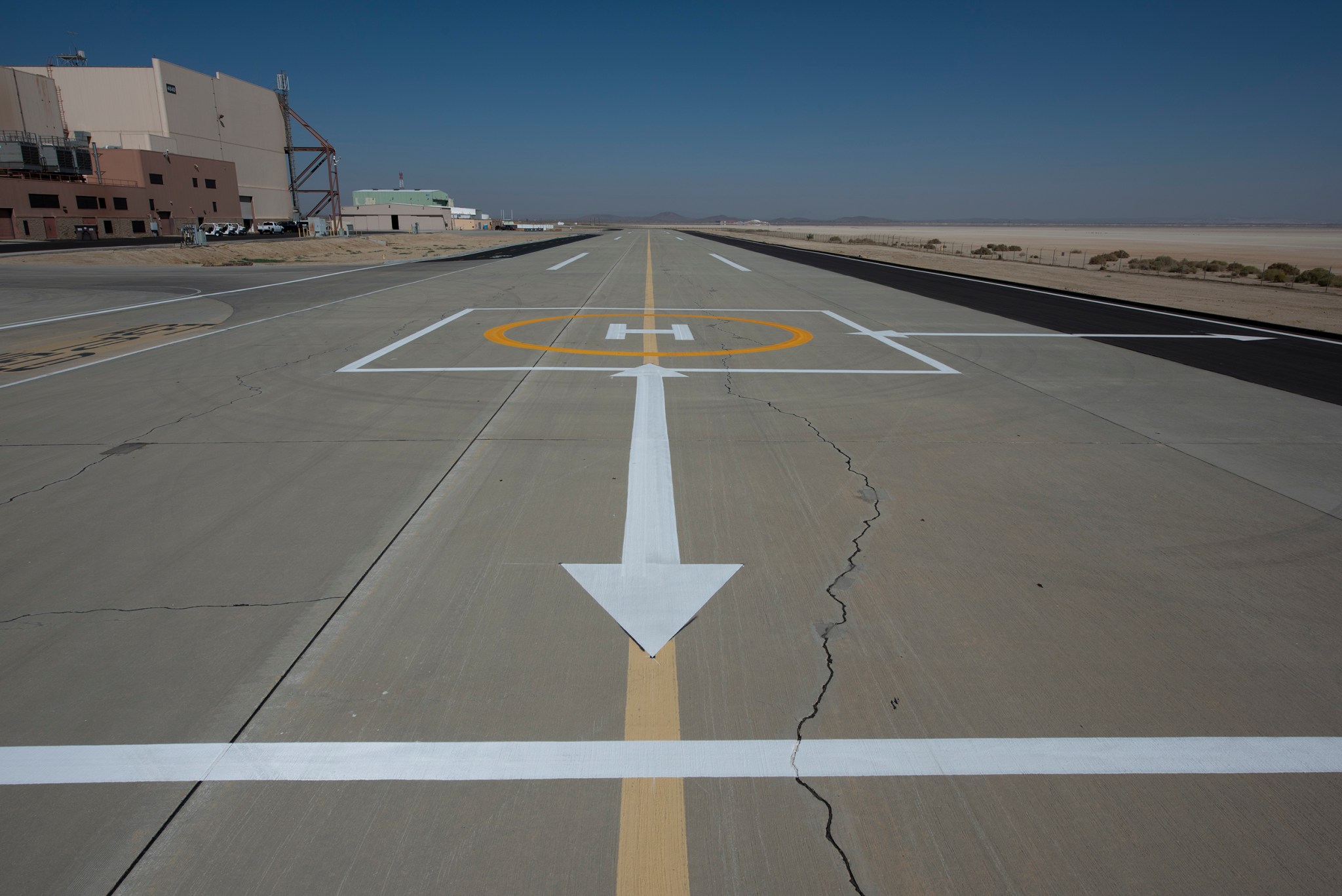 Vertiports and helipads were painted Oct. 6-14, 2020 at AFRC.