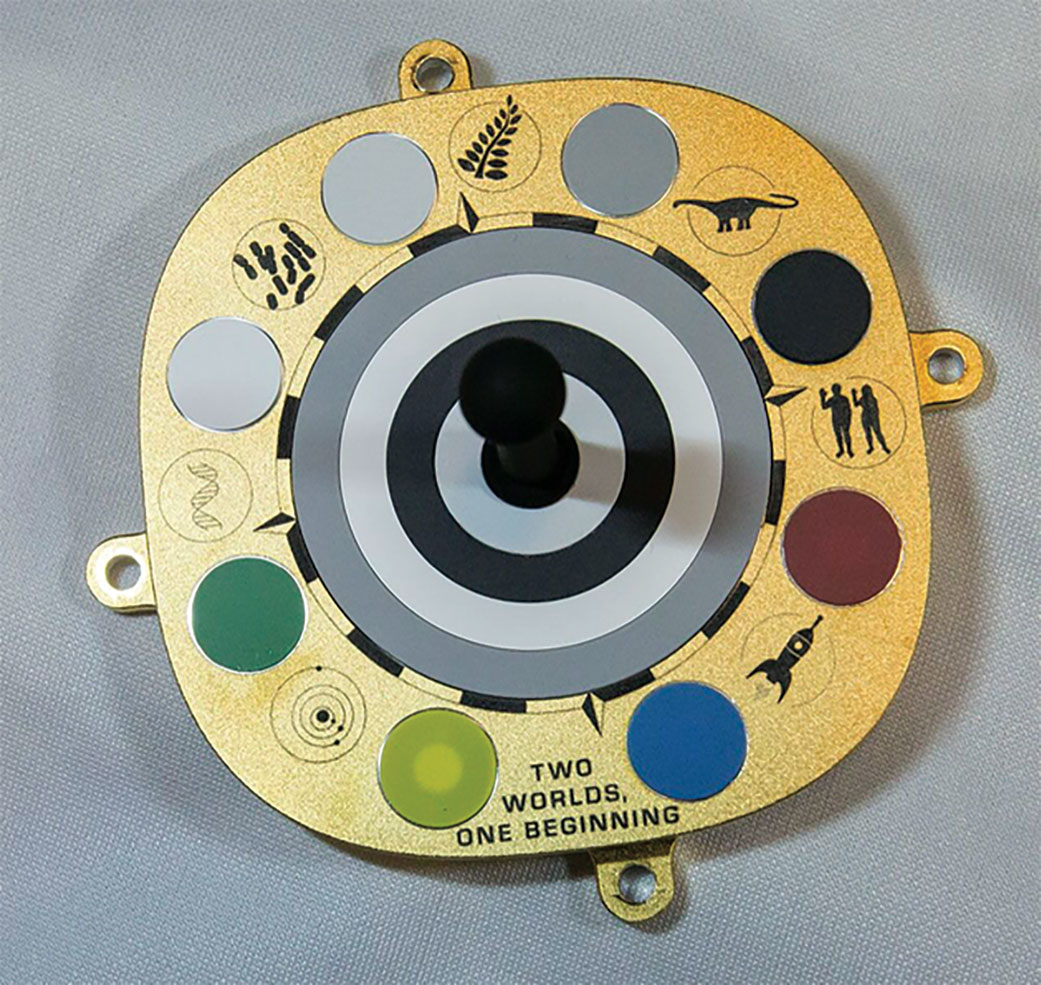 Scientists use the color swatches on the primary calibration target for Mastcam-Z