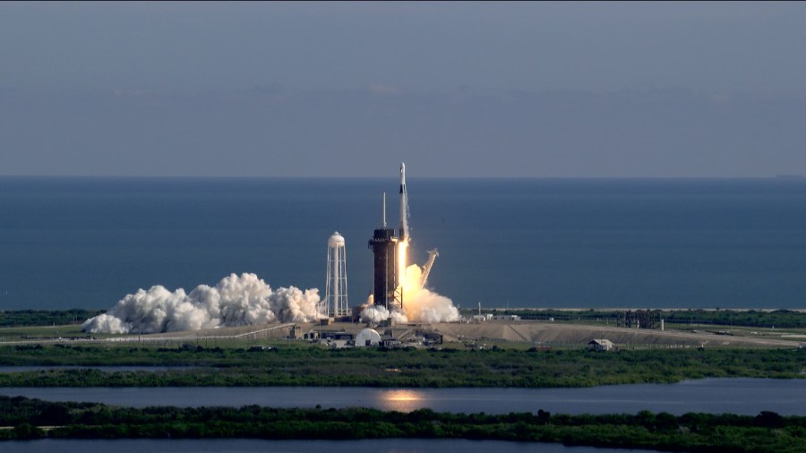 Liftoff of SpaceX CRS-21 to the International Space Station.