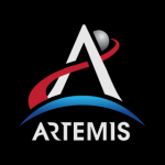 Artemis logo with black background