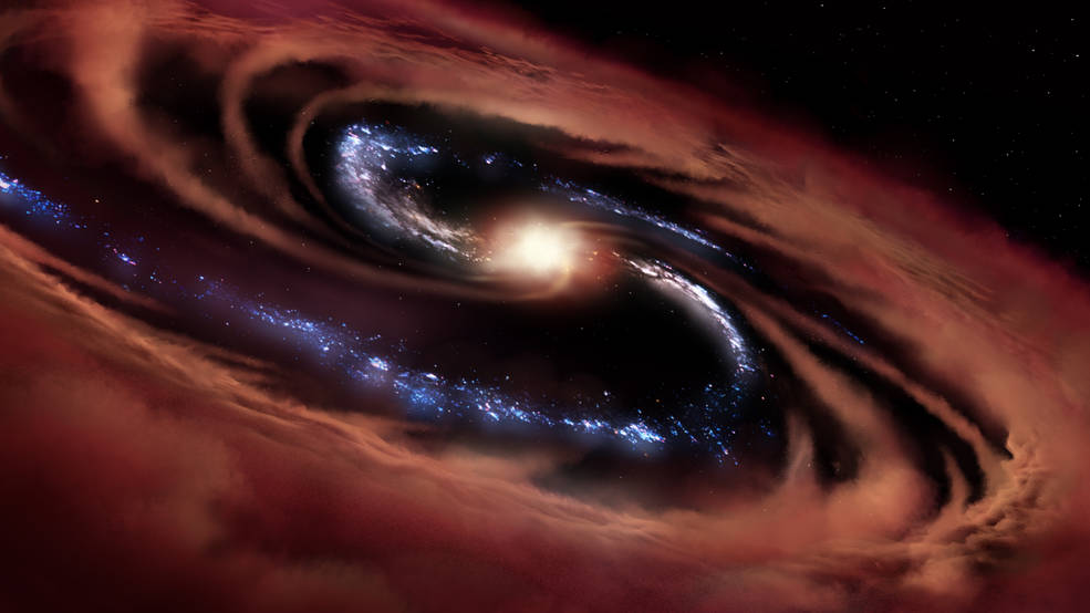 Illustration of the galaxy called CQ4479.
