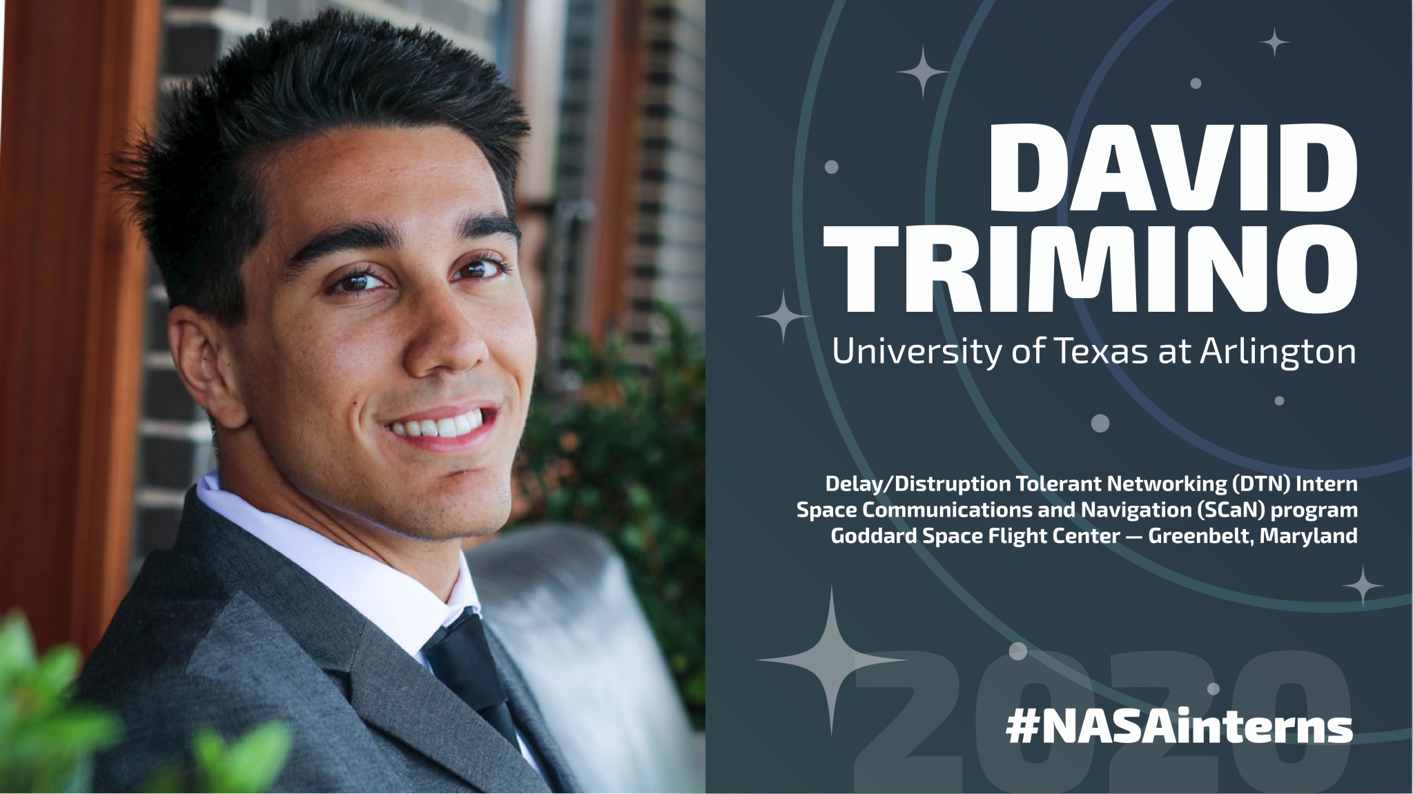 NASA Intern David Trimino