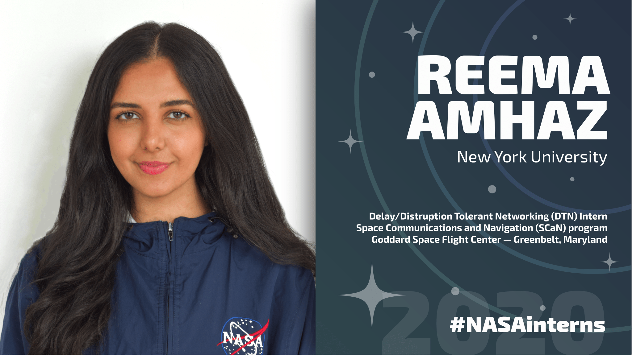 NASA Intern Reema Amhaz