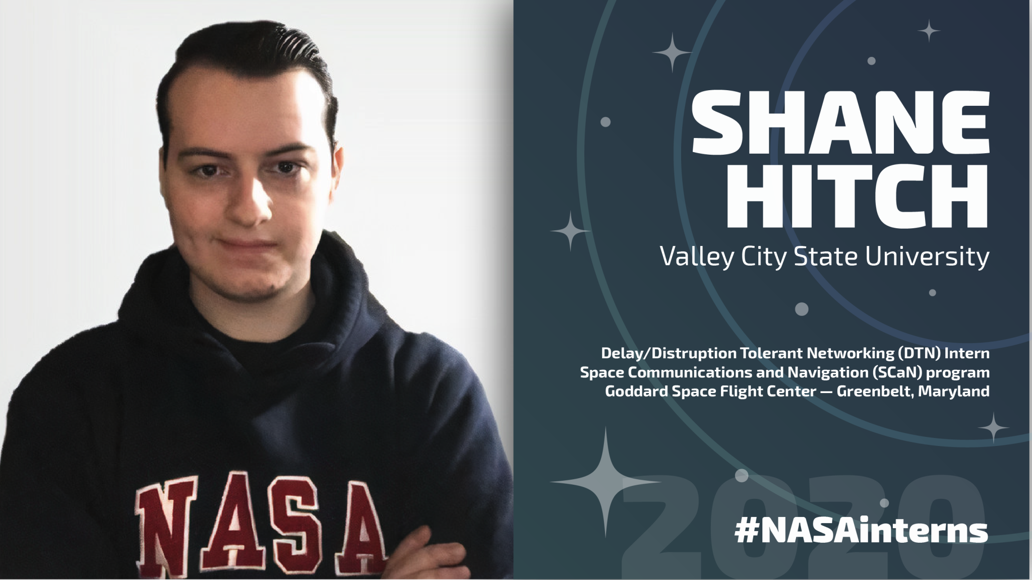 NASA Intern Shane Hitch