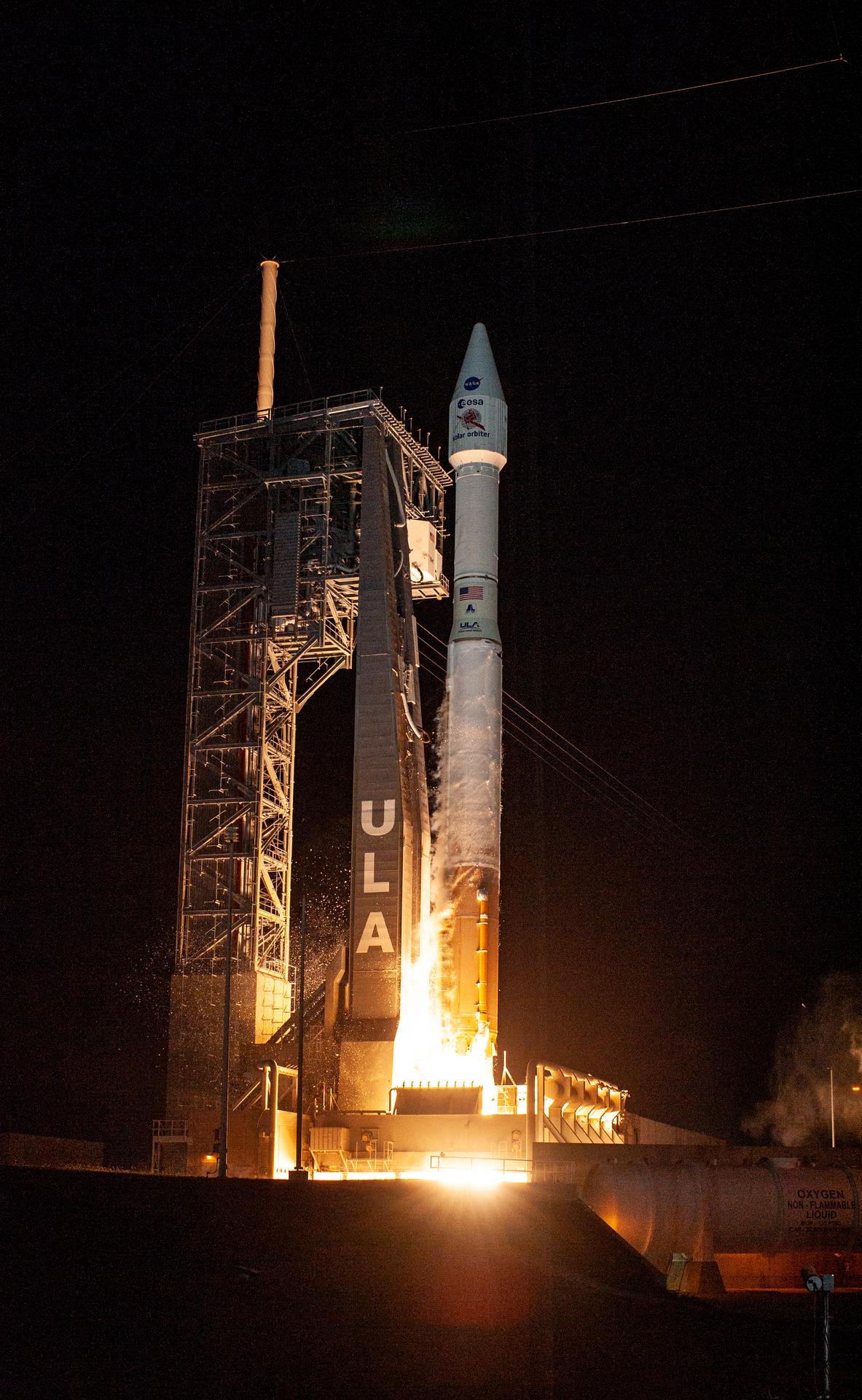 Solar Orbiter launched aboard a United Launch Alliance Atlas V rocket from Cape Canaveral Air Force Station