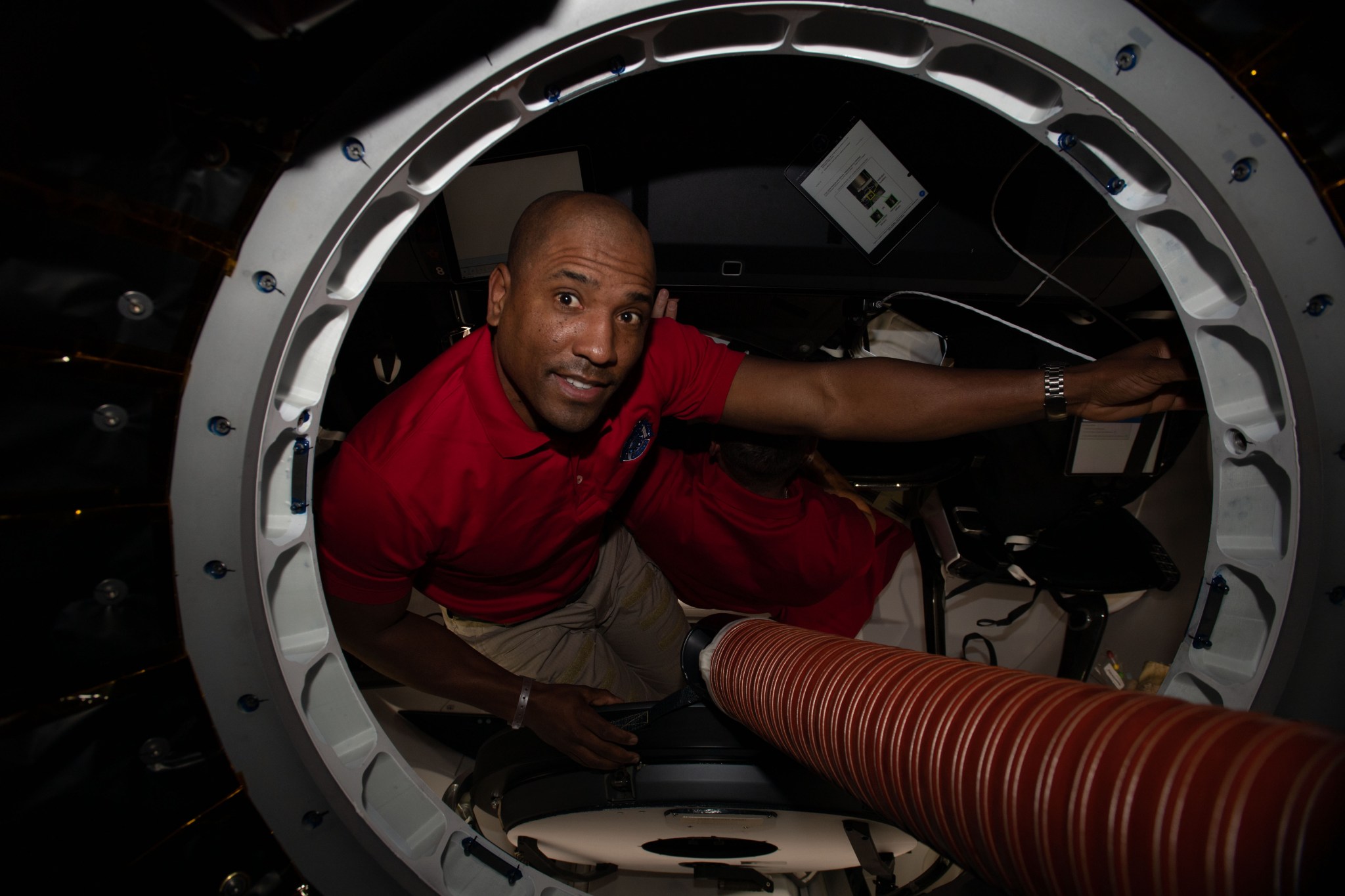 Expedition 64 Flight Engineer Victor Glover of NASA