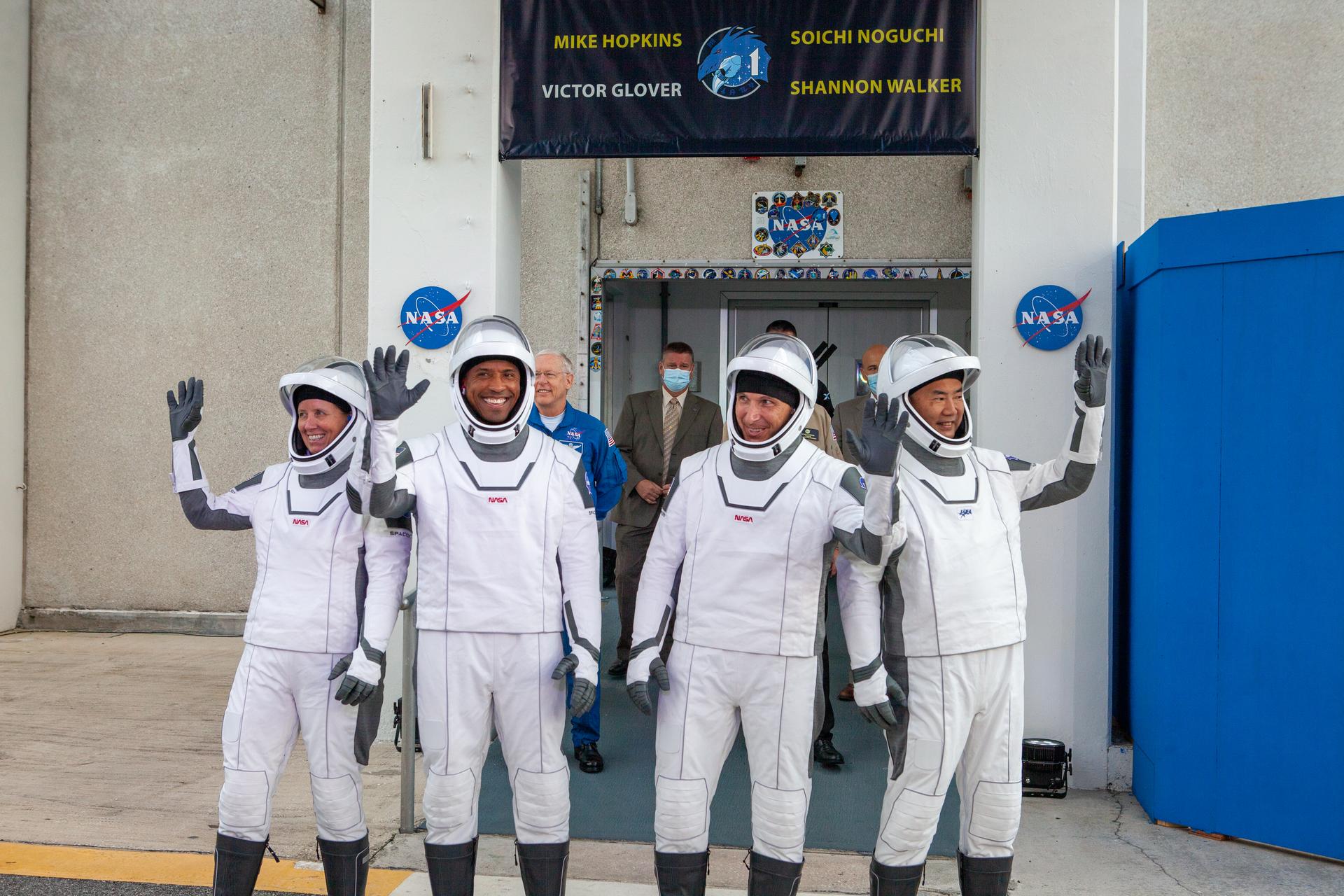 NASA's SpaceX Crew-1 astronauts prepare to launch on the company's first, rotational crew mission.