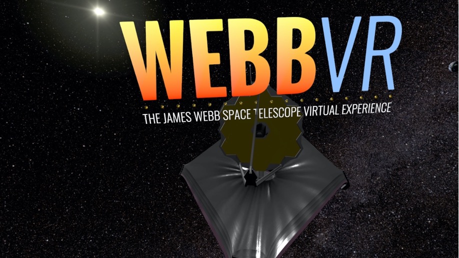 Cover art for "Webb VR: The James Webb Space Telescope Virtual Experience."