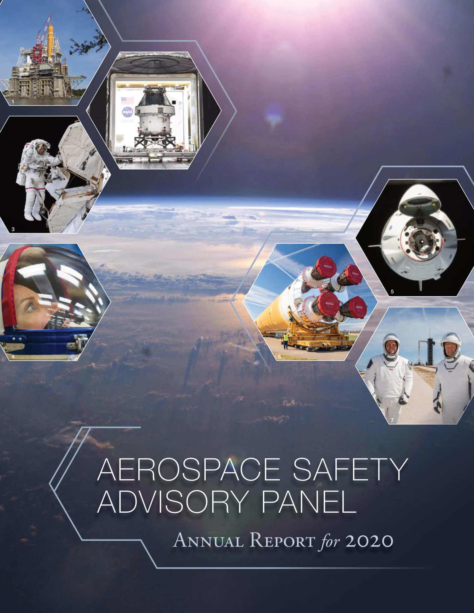 Cover of NASA's Aerospace Safety Advisory Panel 2020 Annual Report