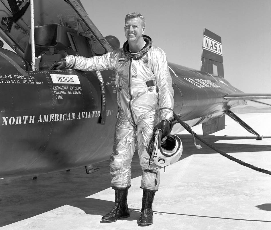 Joseph A. “Joe” Walker piloted such aircraft as the X-15. He died during a mission piloting the F-104.
