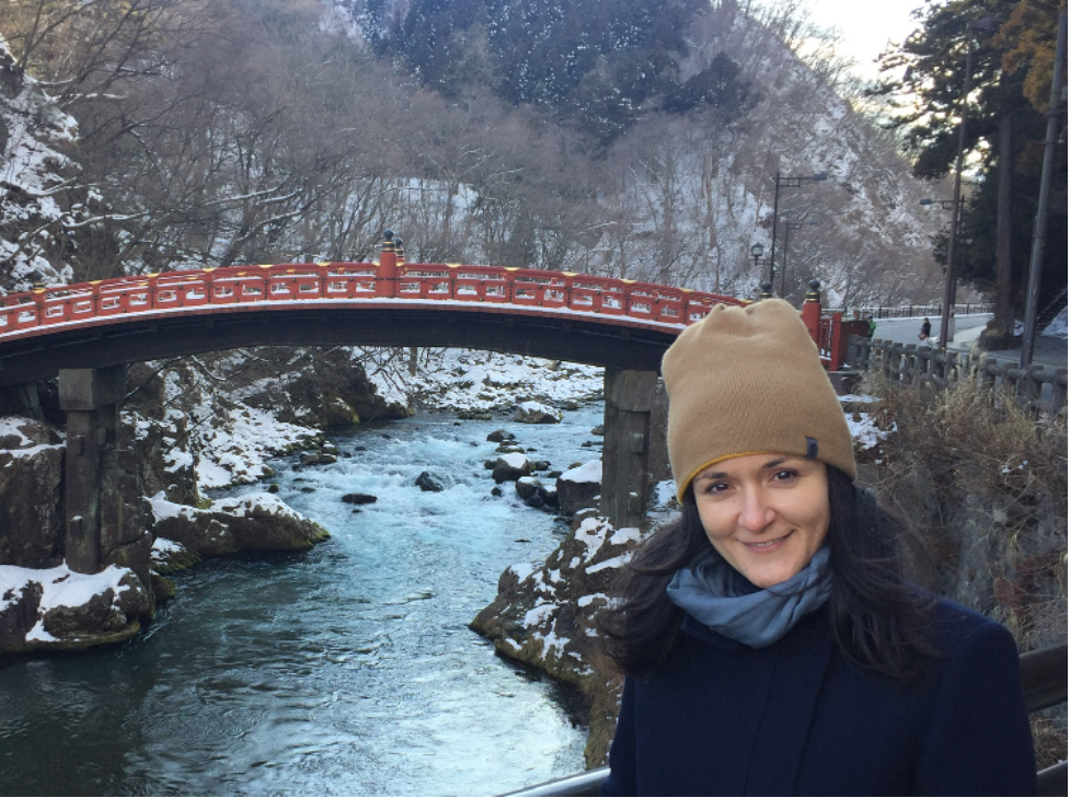 Milena in Nikko, Japan