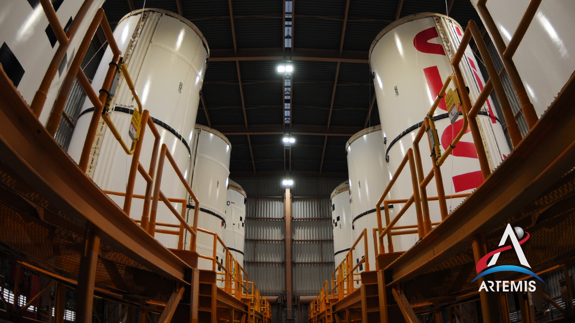 Virtual Background—SLS Boosters