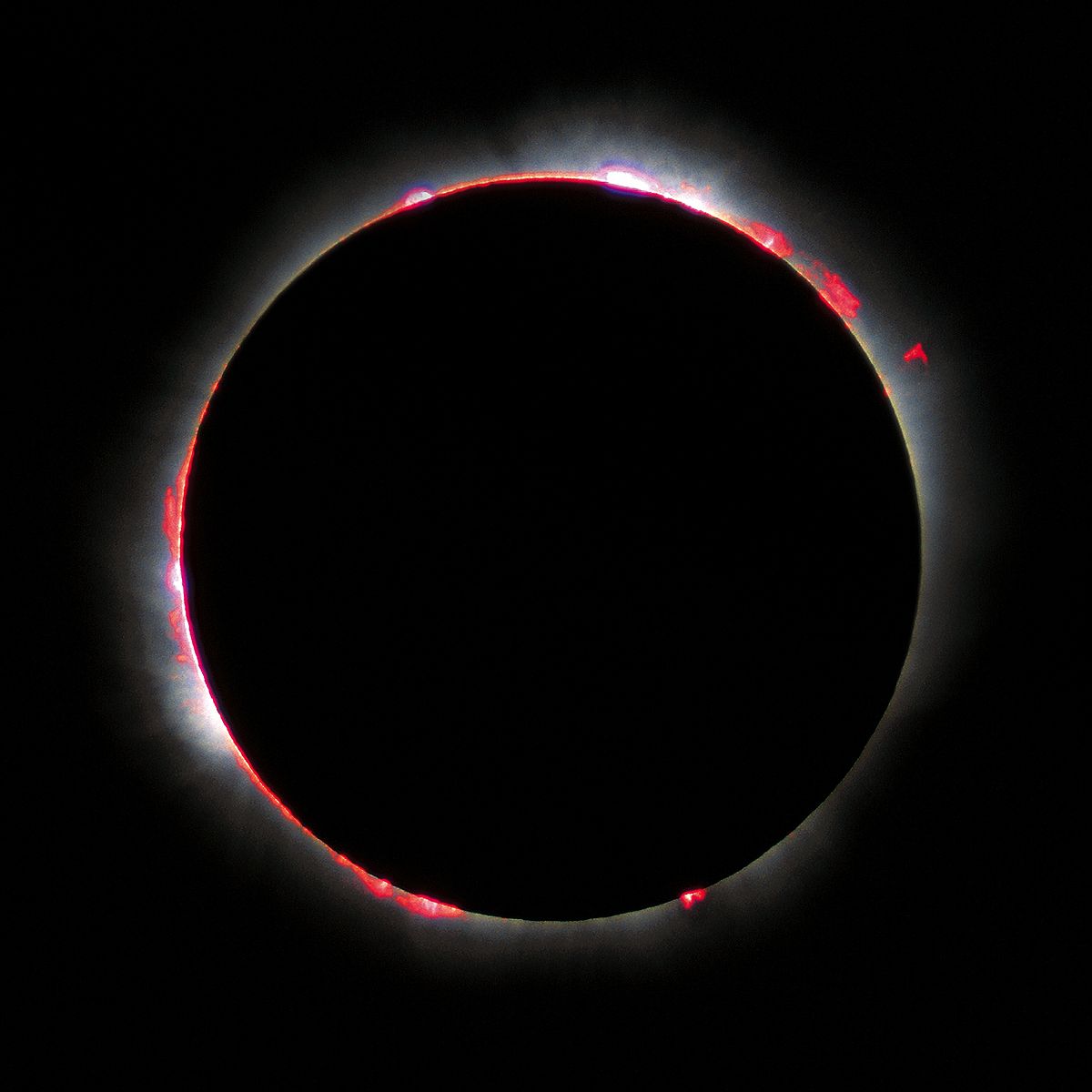 Chromosphere during solar eclipse