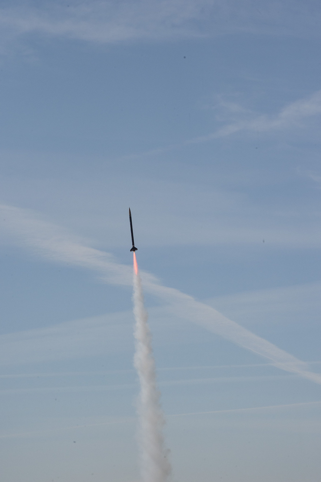 High-powered amateur rocket launches