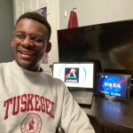 Marshall intern Nathaniel Lazard contributes to NASA's mission virtually in the spring 2021 term.