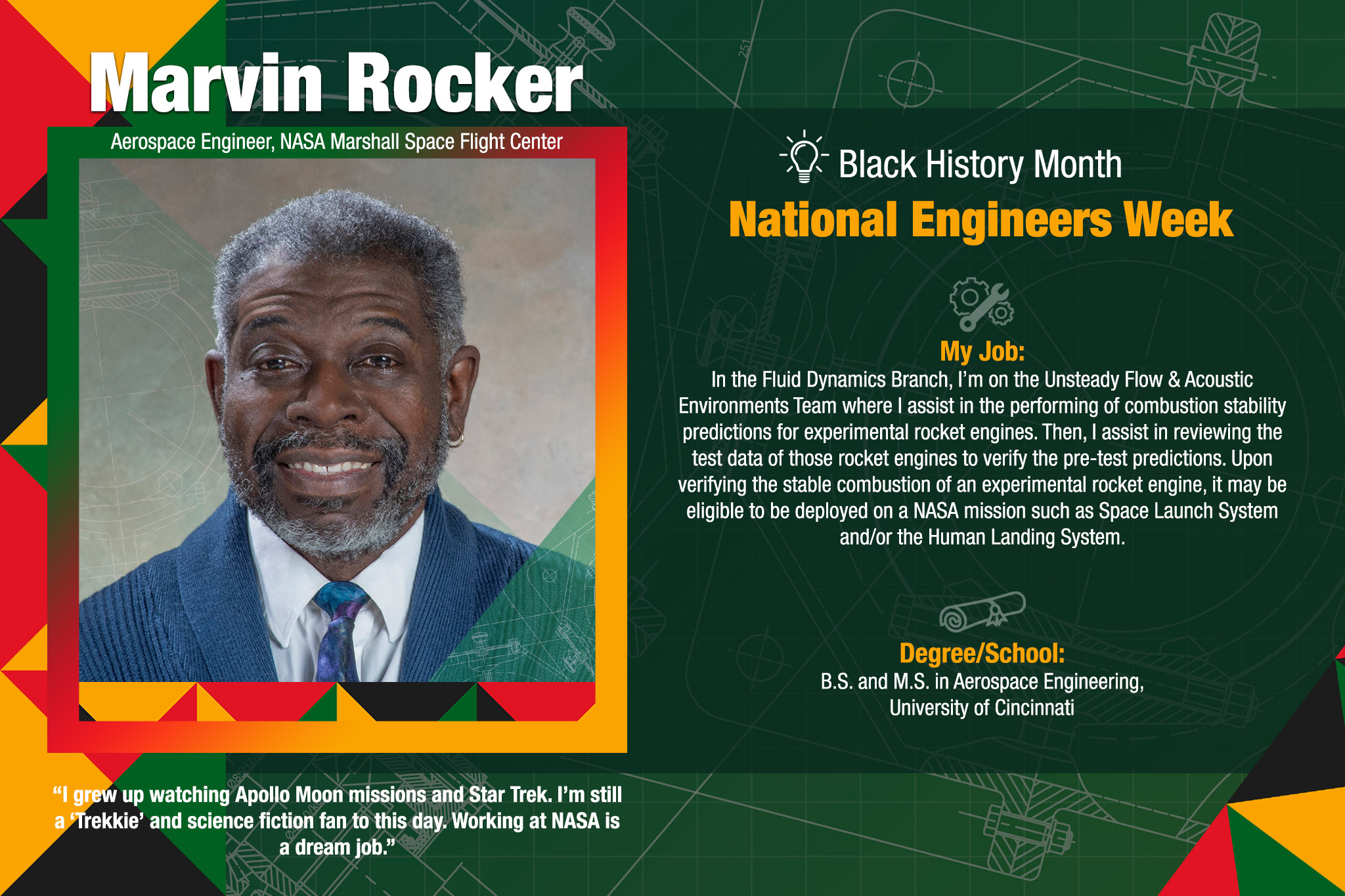 Marshall Celebrates Engineers – Marvin Rocker - NASA