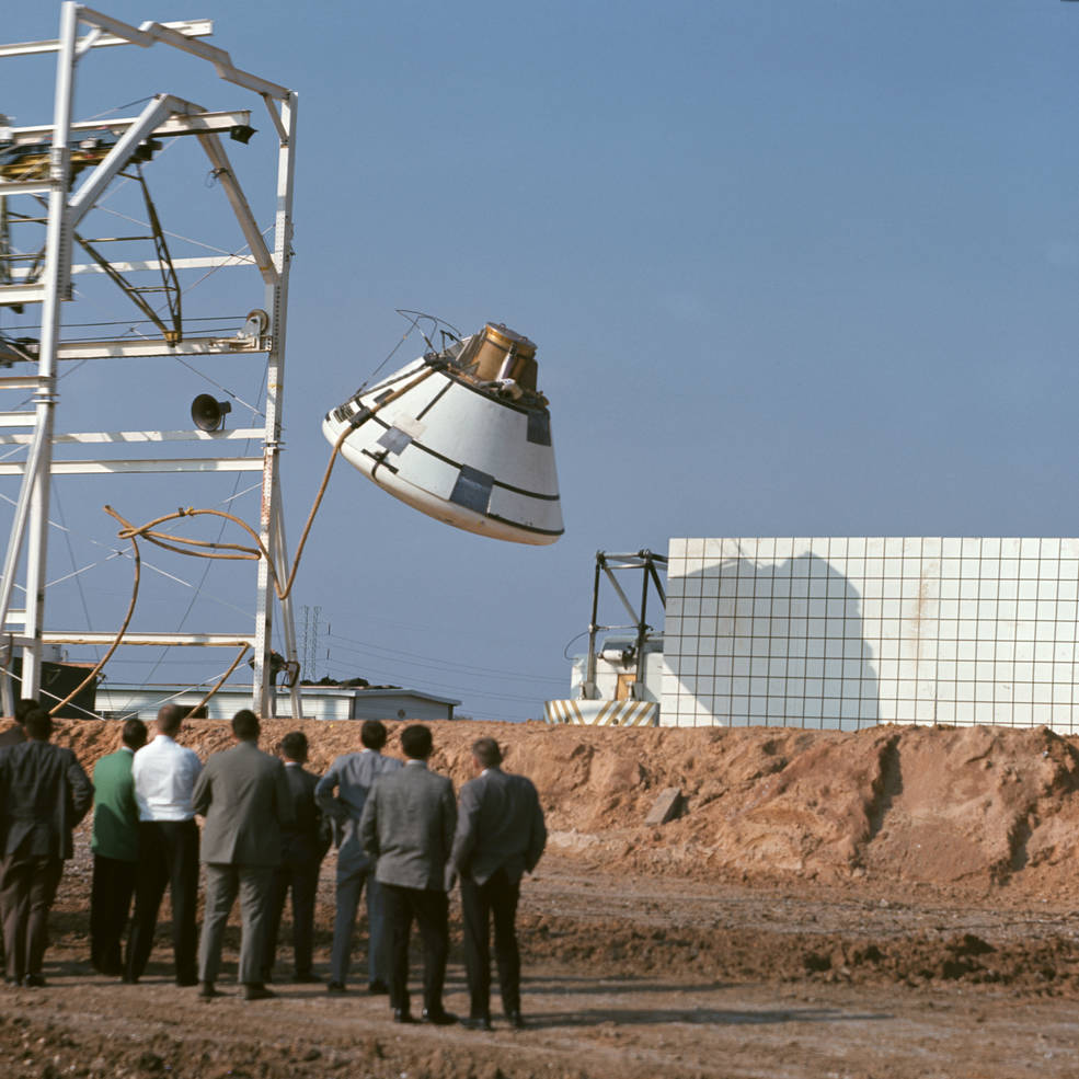 apollo_as-201_cm-009_used_for_land_impact_testing_msc_mar_14_1968