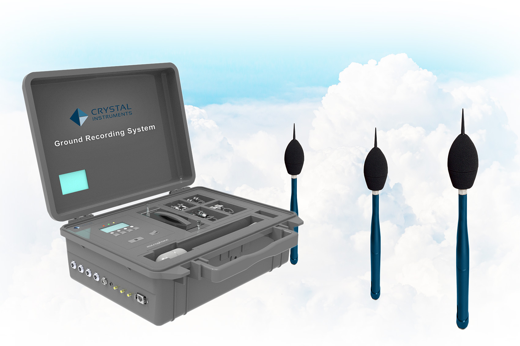 NASA will use the Crystal Instruments Ground Recording System, or CI-GRS for short, to gather data related to sonic booms.