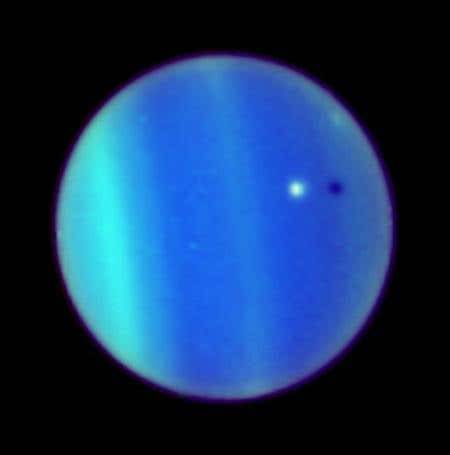 uranus from hubble with ariel transit 2006