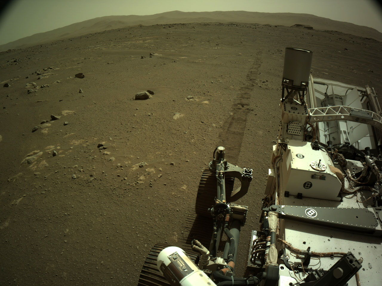 NASA’s Mars Perseverance rover acquired this image using its onboard Left Navigation Camera 