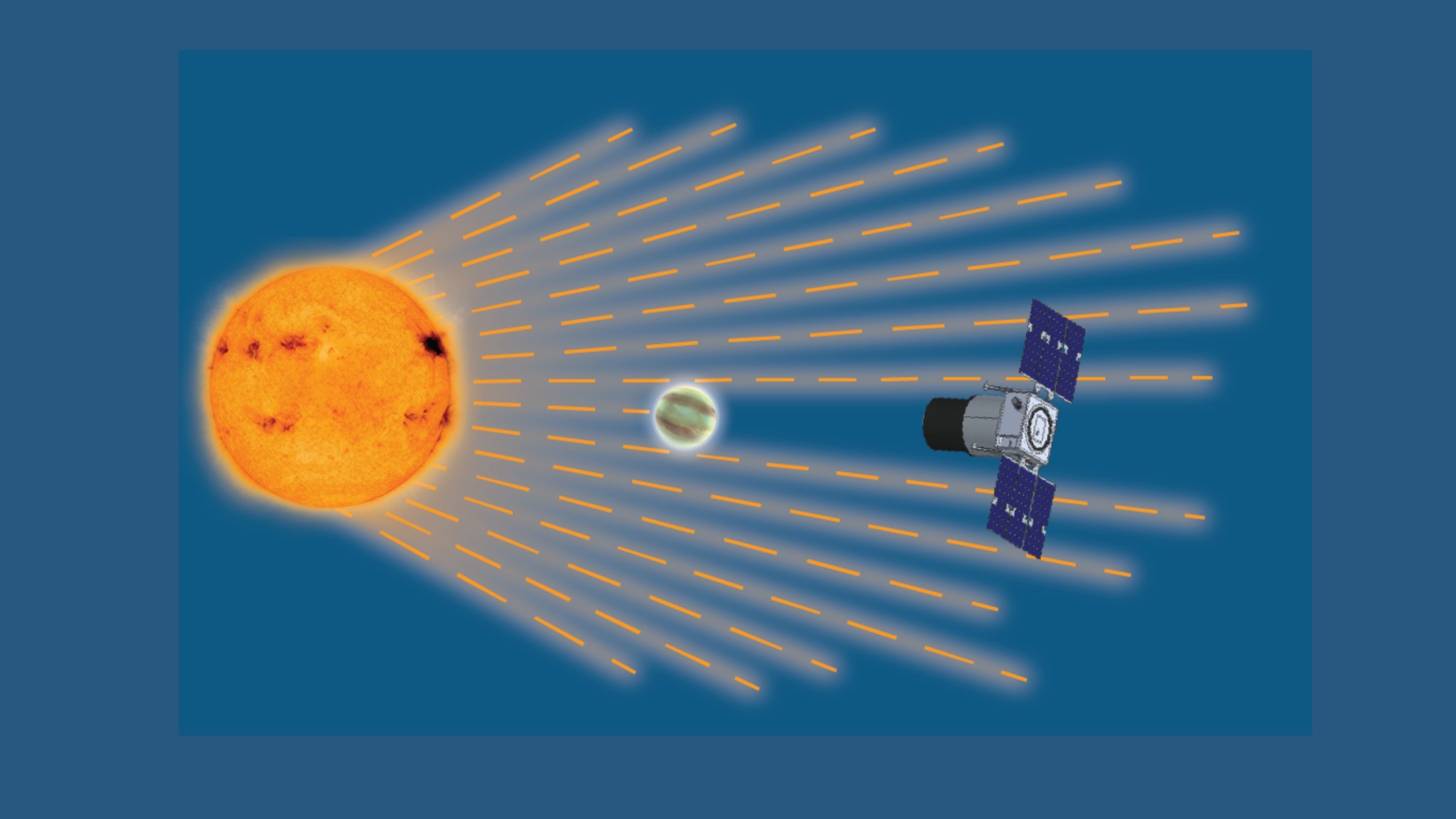 illustration showing Pandora mission's use of transit spectroscopy