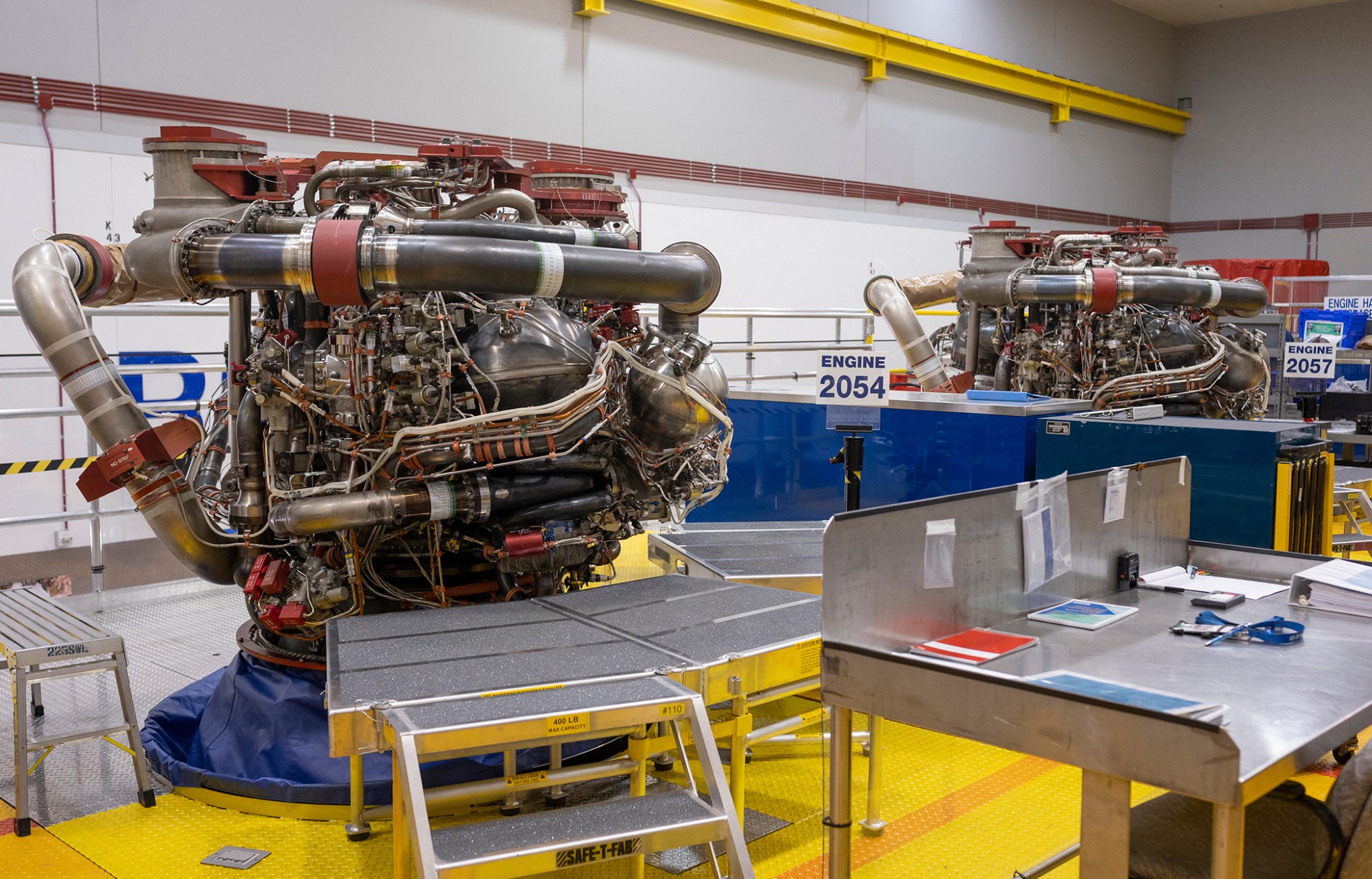 RS-25 main engines 2054 and 2057