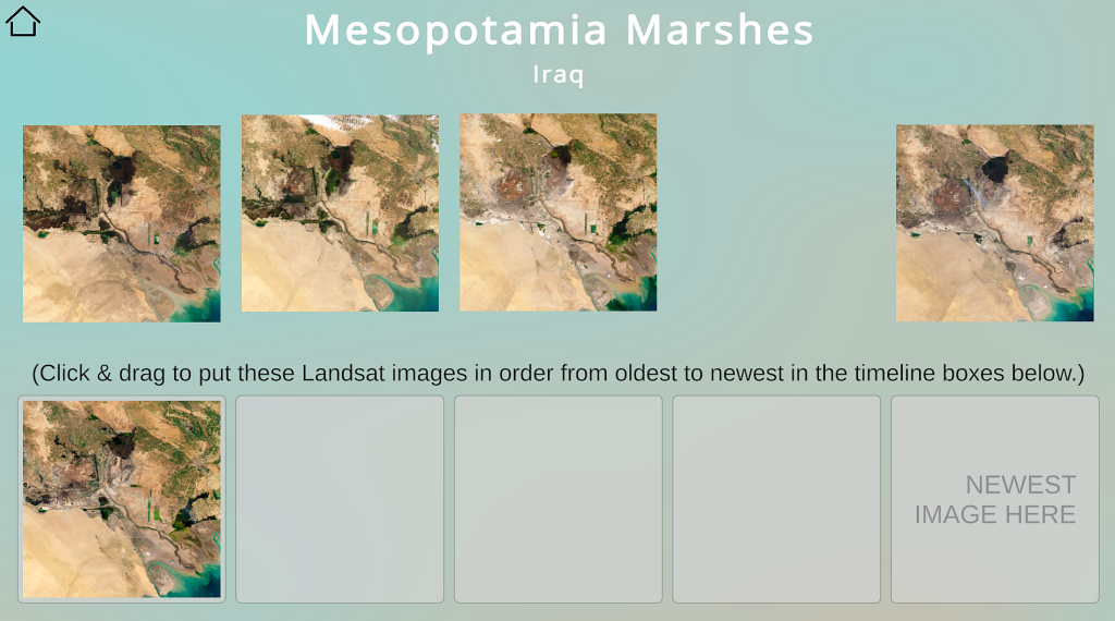 Screenshot from the Change Over Time Interactive
