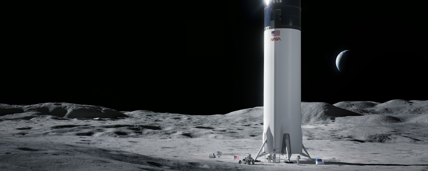 Human Lander Systems announcement, SpaceX wins.