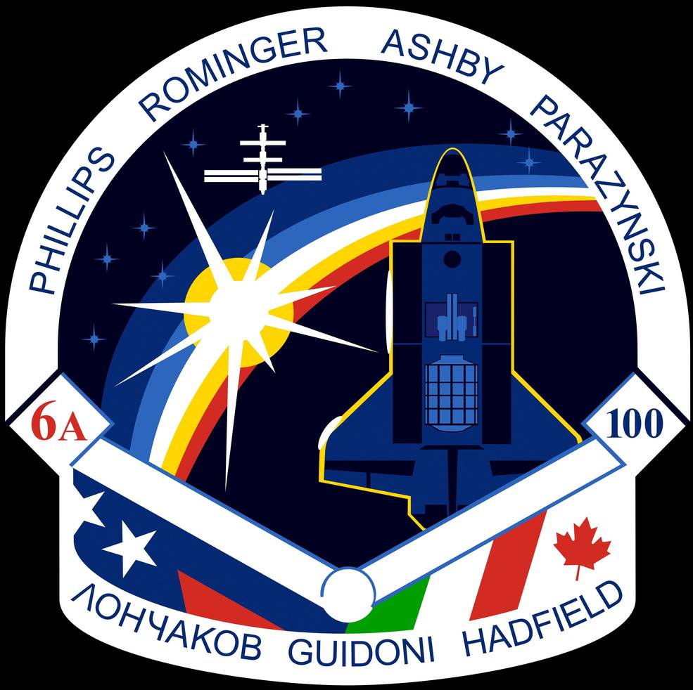iss20 sts 100 5 crew patch