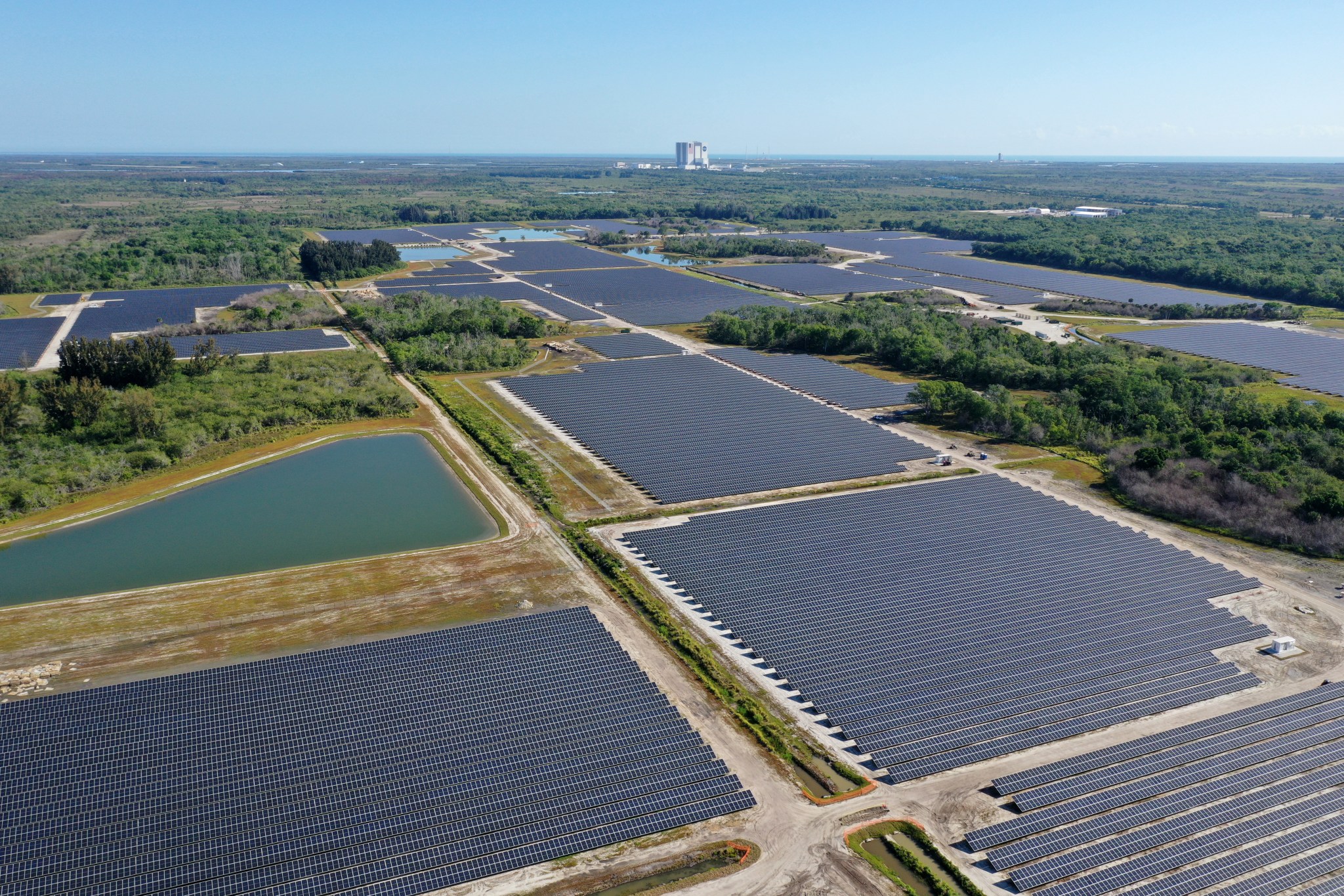 Florida Power and Light's (FPL) new Discovery Solar Energy Center is a 74.5 megawatt solar site, spanning 491 acres at NASA's Kennedy Space Center in Florida.