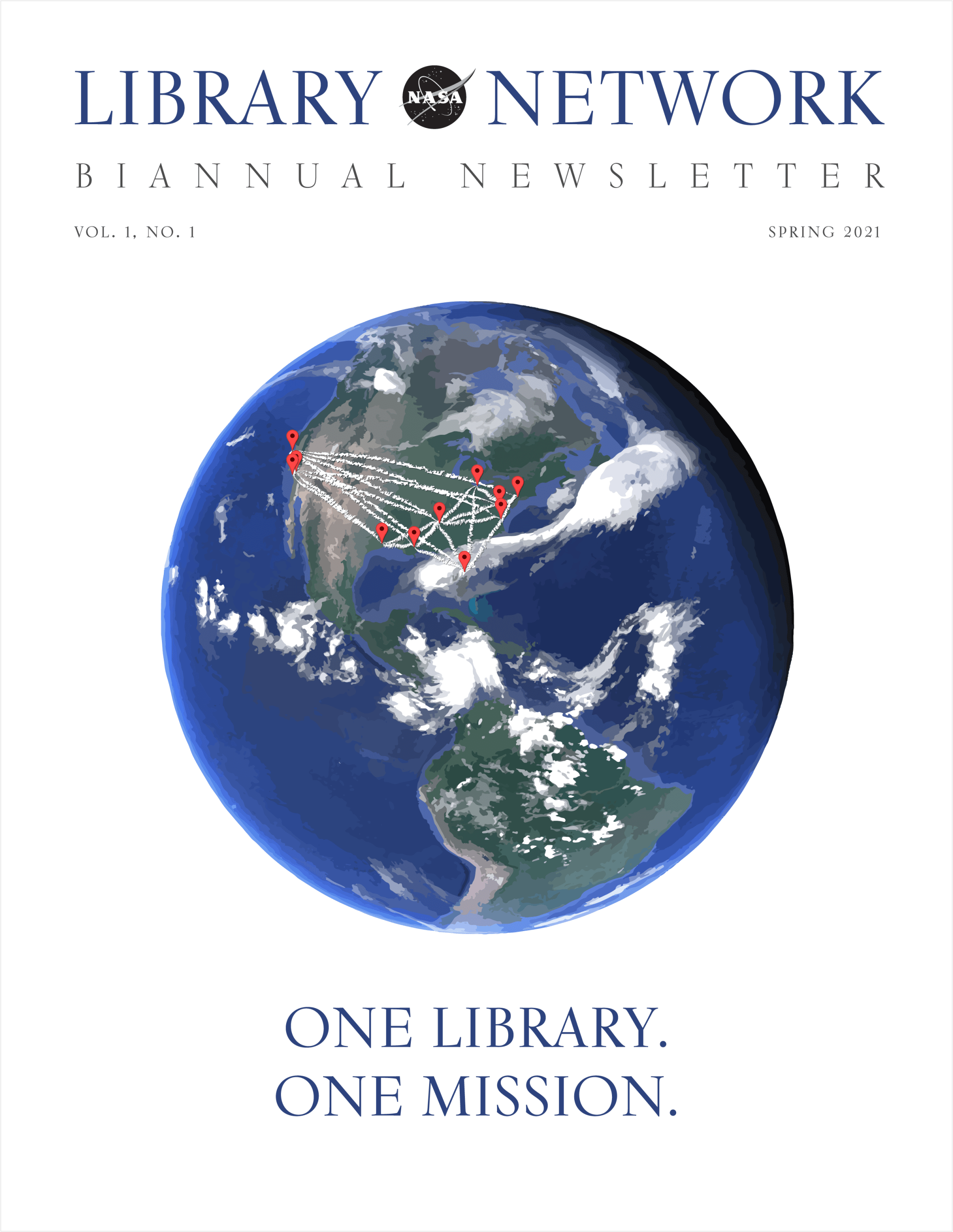 the NASA Library Network graphic.