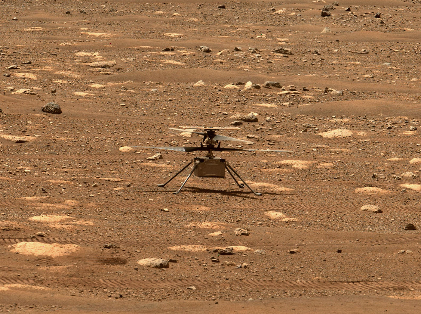 NASA’s Ingenuity helicopter unlocked its blades