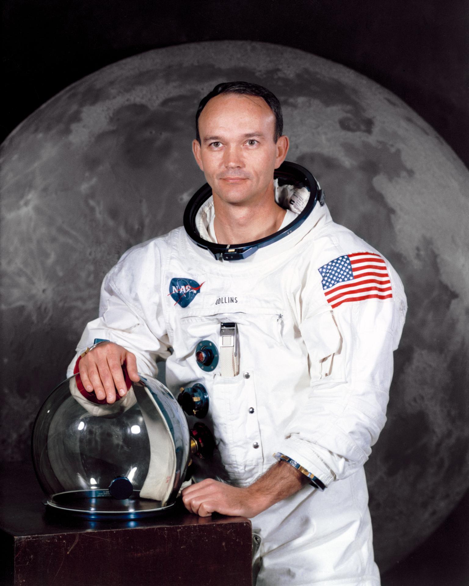 Astronaut Michael Collins, Apollo 11 command module pilot