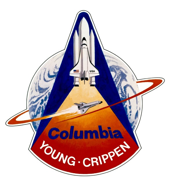 The STS-1 mission patch.