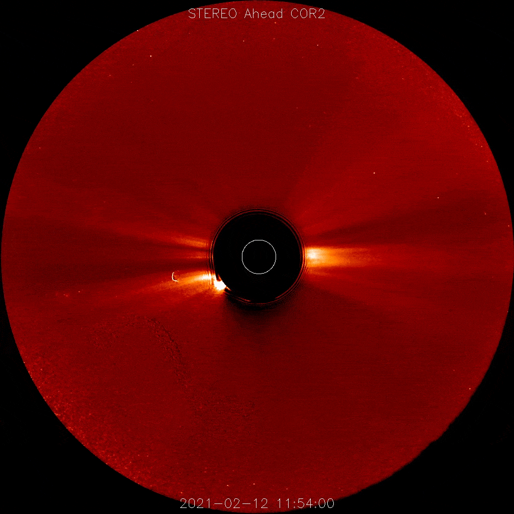 STEREO-As view of the CME