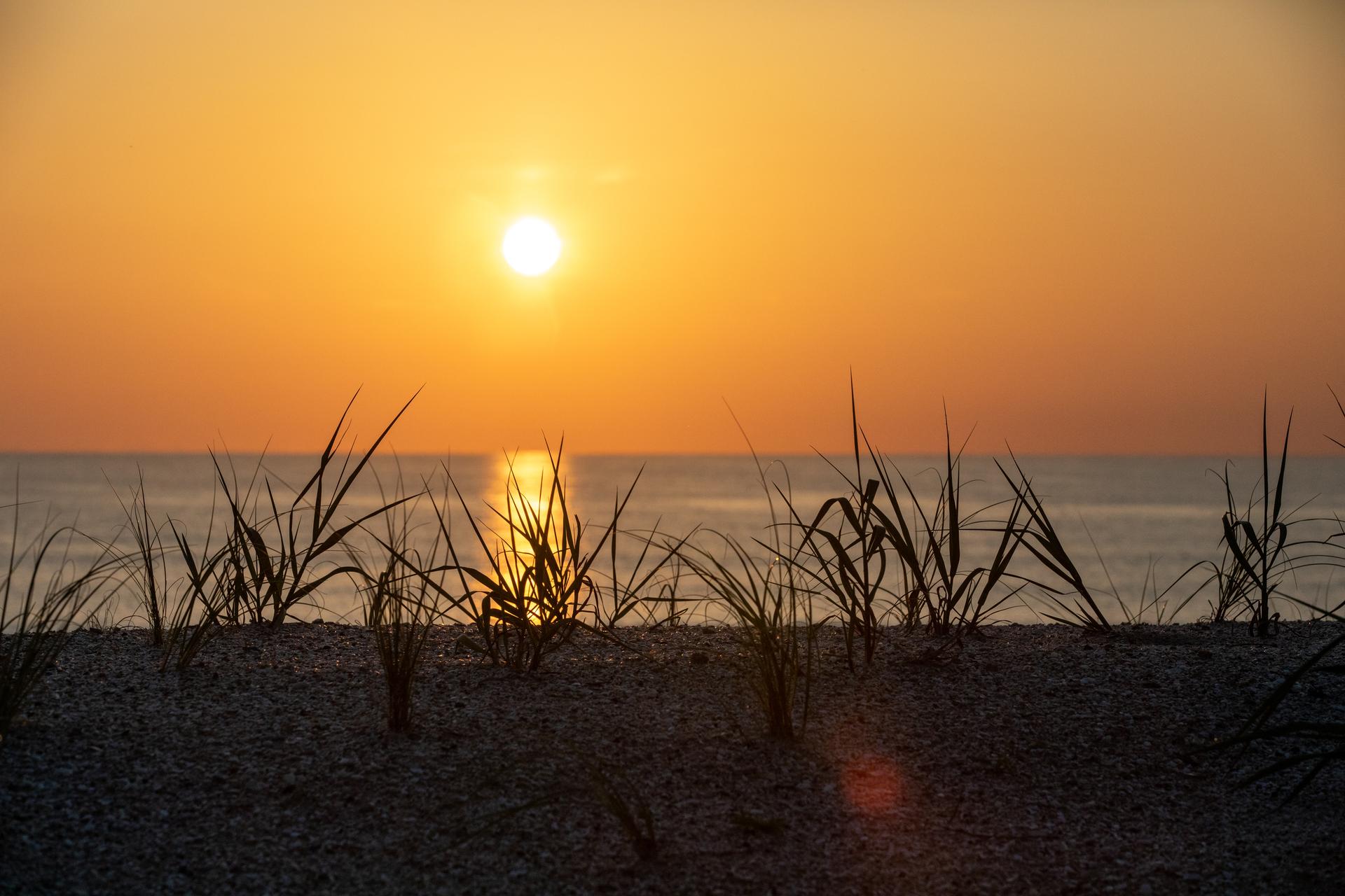 Beach sunrise at Kennedy Space Center